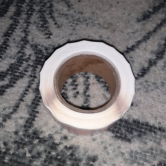 500pc Pink Gold Thank You Sticker Roll, Small Business Packaging Supplies - Picture 2 of 3